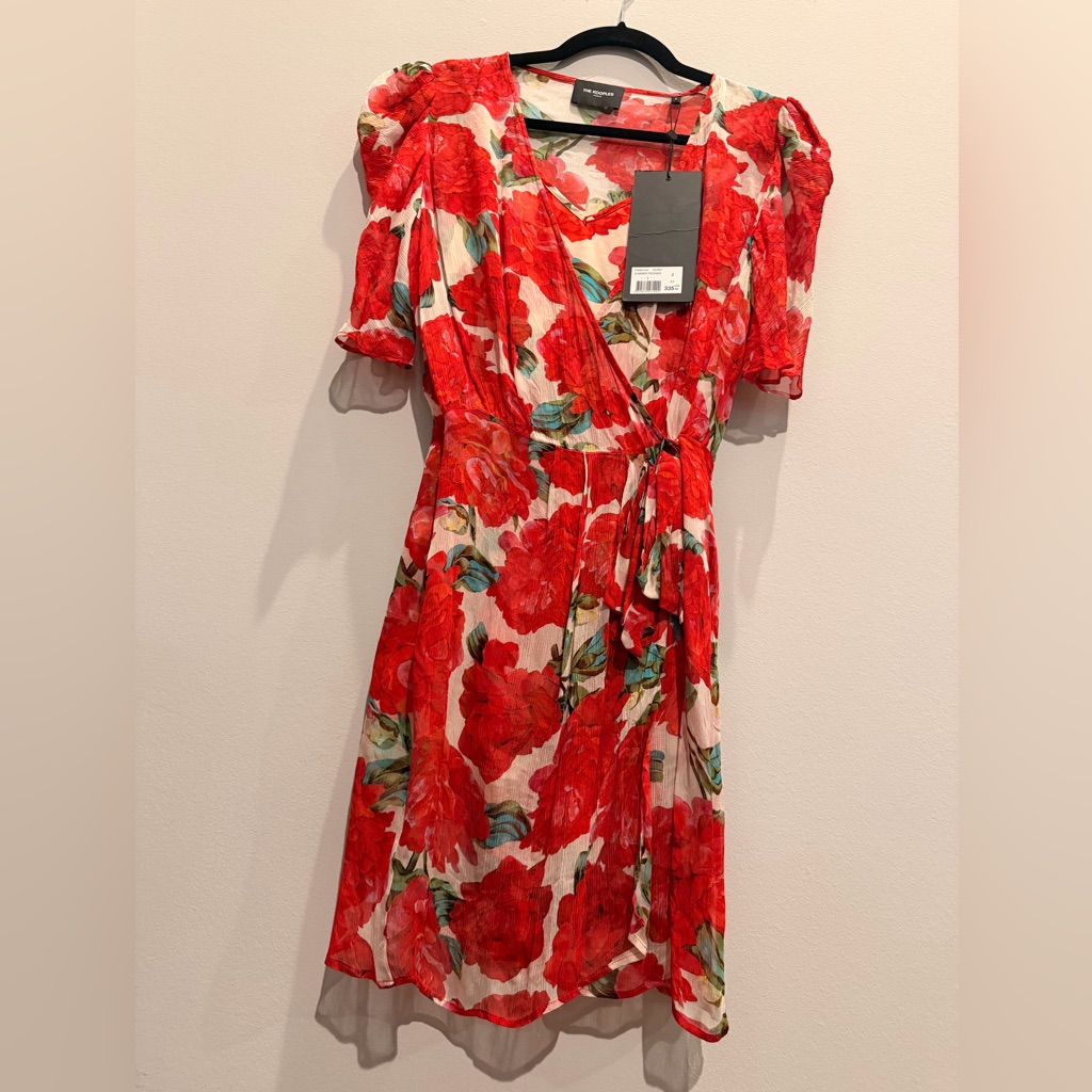 Nwt. Stunning Floral Midi By The Kooples. Light And Airy, Perfect For Summer.